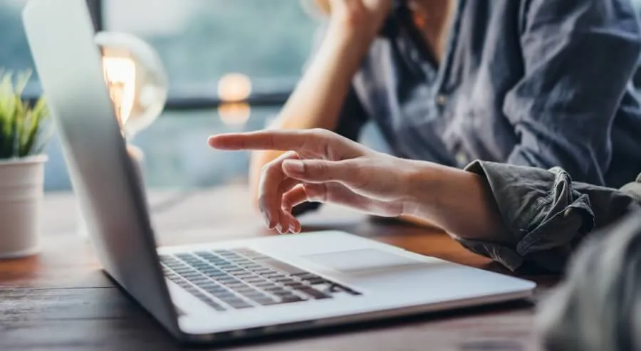 Group of young people working together