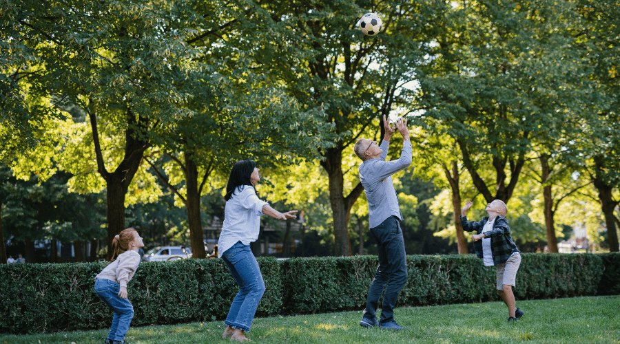 Volleyball in the park