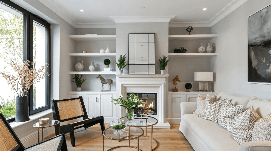 Beautiful Staged Living Room