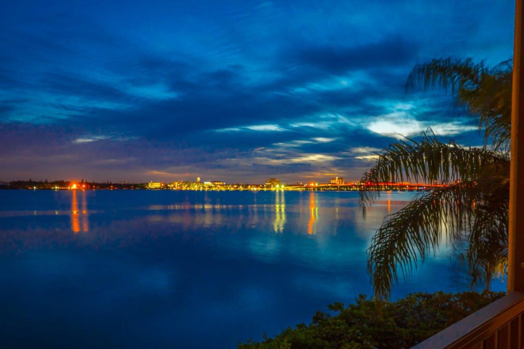 The view from Riviera Dunes looking back towards Bradenton.