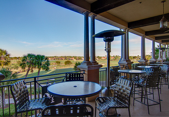 A view from the Venetian Golf and River Club.
