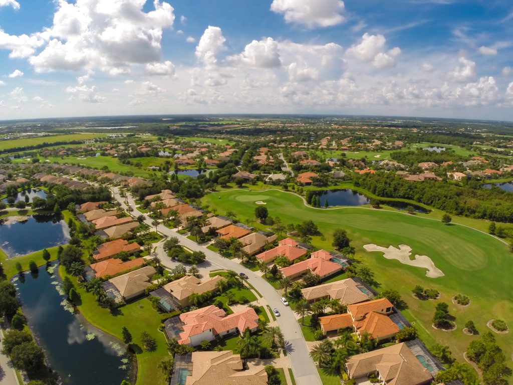 A view from above Lakewood Ranch. 