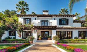 front exterior of home with beautiful landscaping