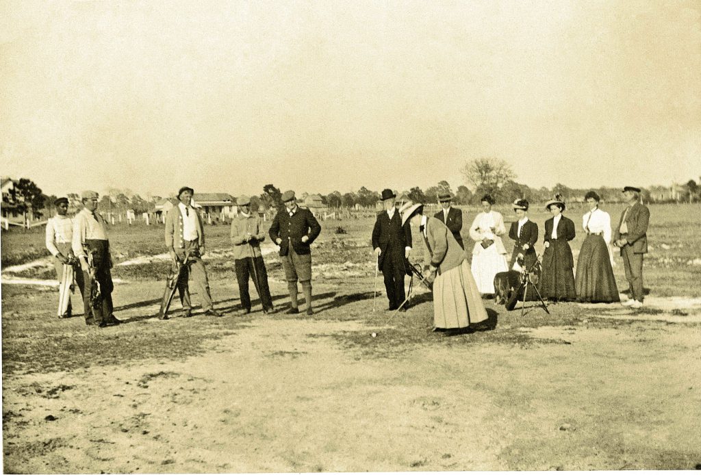 An early Sarasota golf course.
