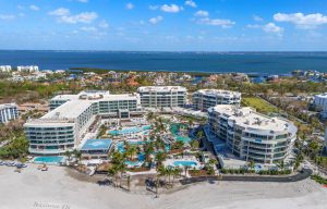 Aerial view of the St. Regis Longboat Key Resort