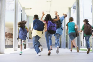 Students Running