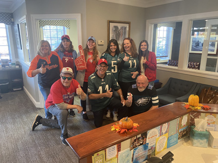 Cheering on our Philly teams