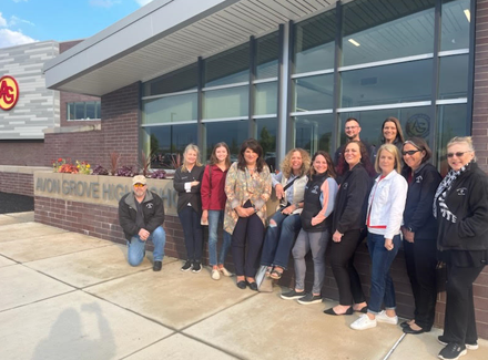 Touring the new Avon Grove High School