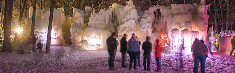 Ice Castles at Stratton Mountain