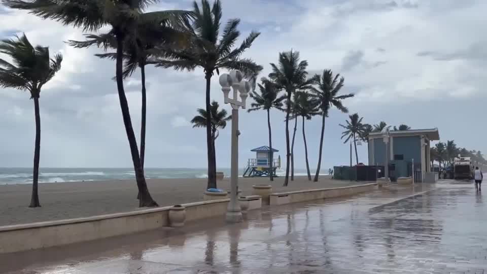 Florida Hurricane Beach View