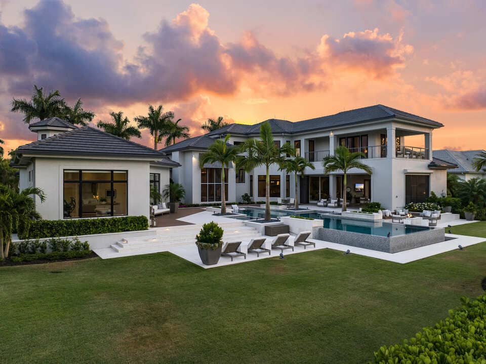 Waterfront porch view