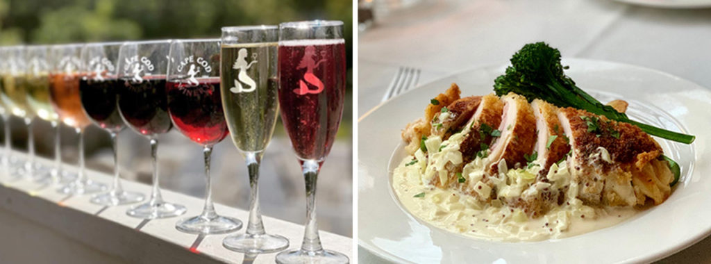 From the Beach House, it's just 15 minutes to the Cape Cod Winery and The Glass Onion
