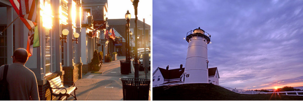 gift shops and Nobska Lighthouse near the beach house