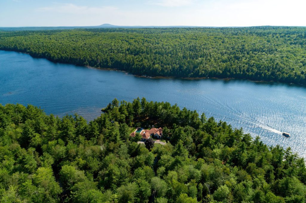 Isle Wood, Aerial view