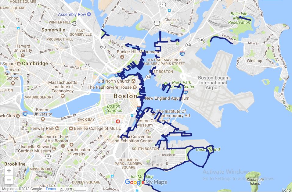 Boston Harborwalk map Screenshot Harborwalk Map Google Maps