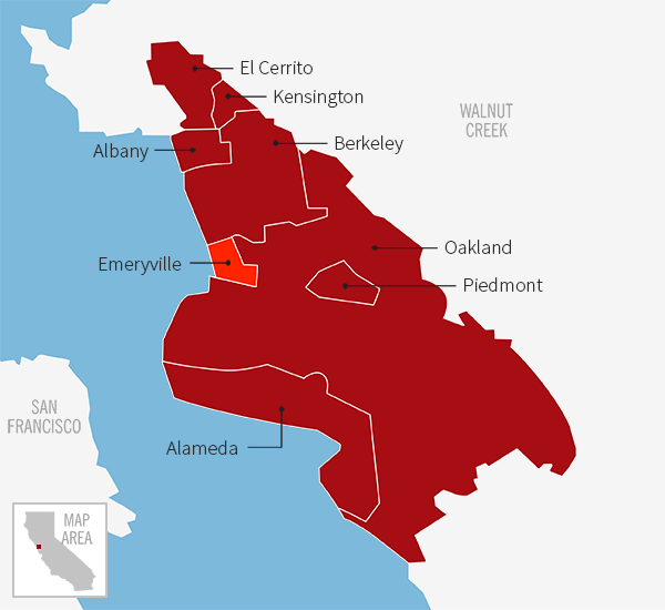 Emeryville Map