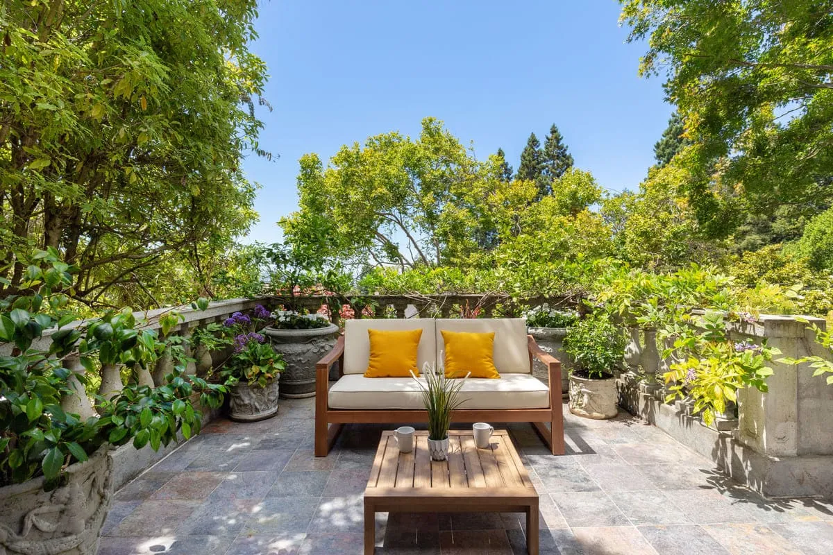 Beautiful patio garden