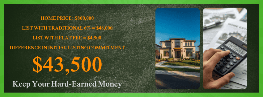 Example of real estate commission in Florida on an $800,000 home
