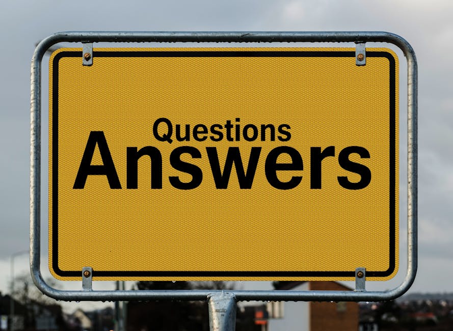 Questions for Your Agent