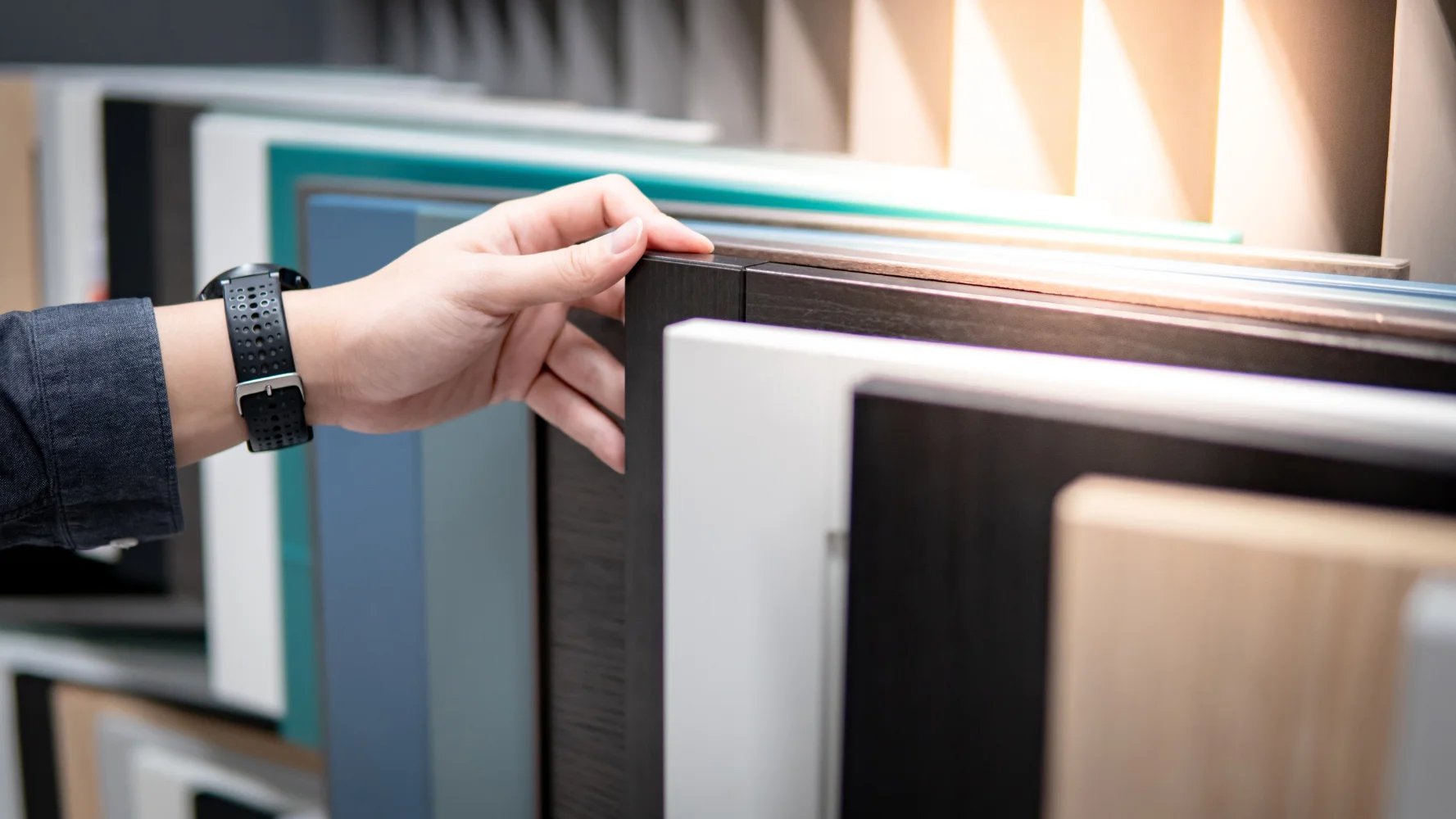 Selecting cabinets and counters