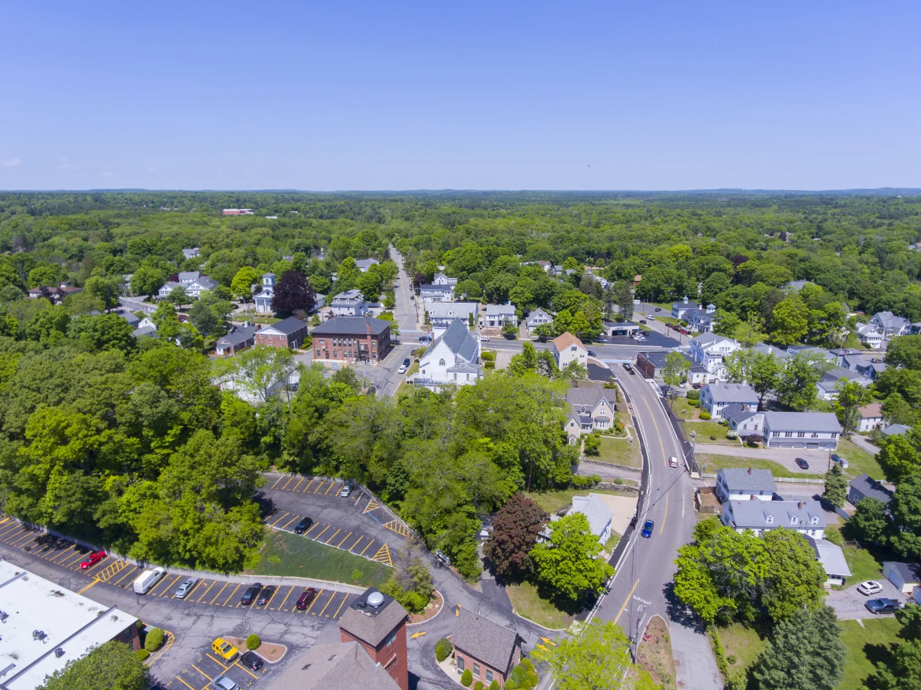 Downtown Medway MA area