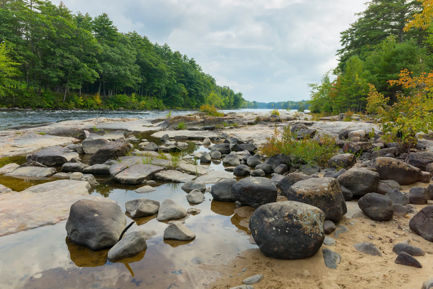 Scenic view of Limington Maine