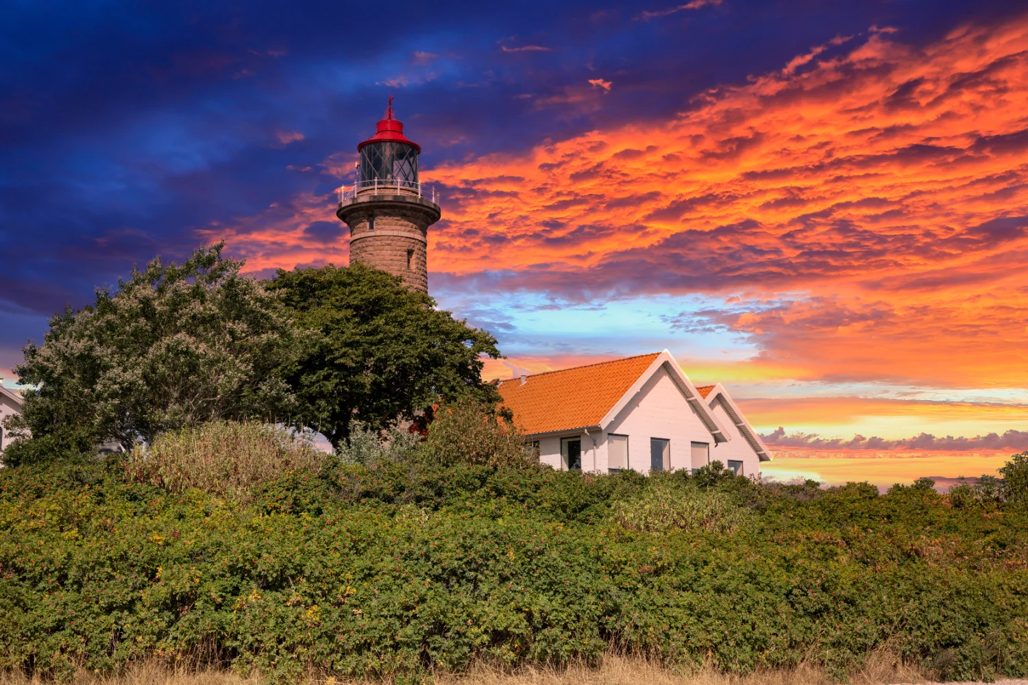 Scenic landscape in Denmark Maine