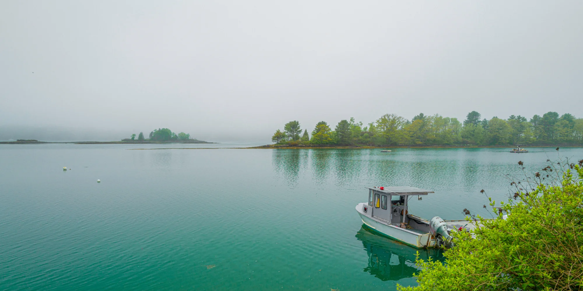 Boating on one of Casco's eight lakes