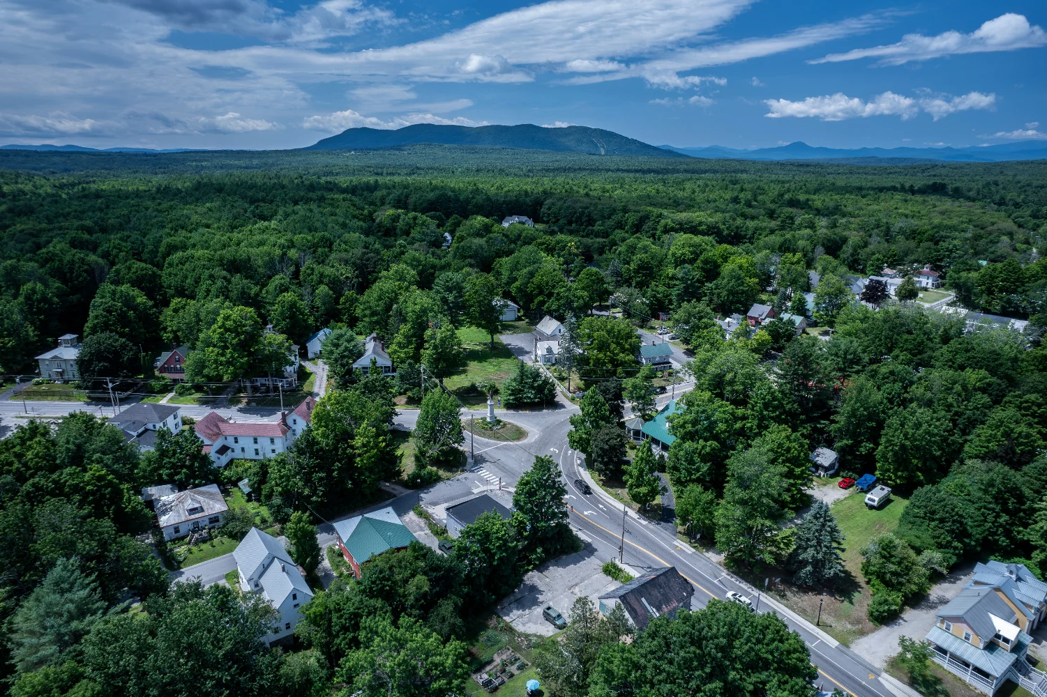 Scenic view of Bridgton Maine