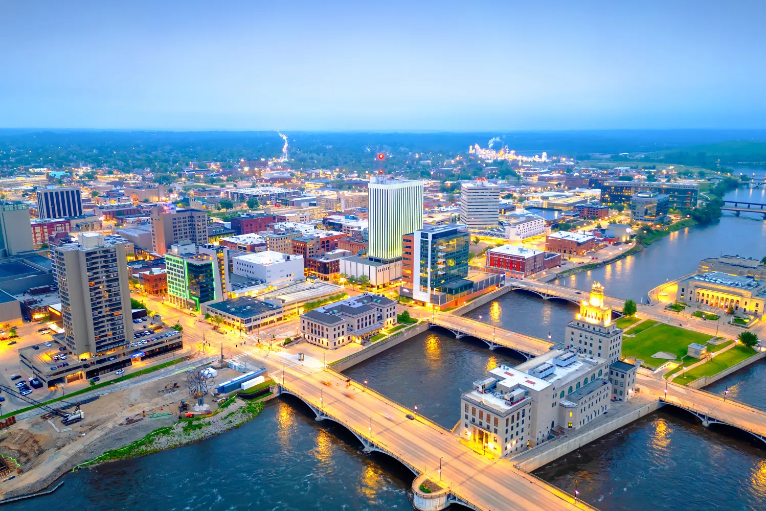 Cedar Rapids Aerial View