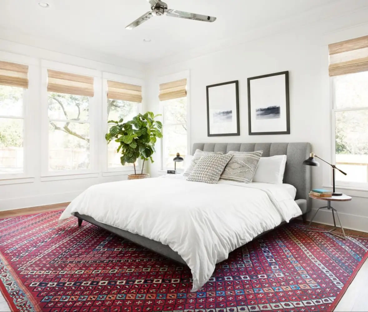 Room painted in Shiplap white