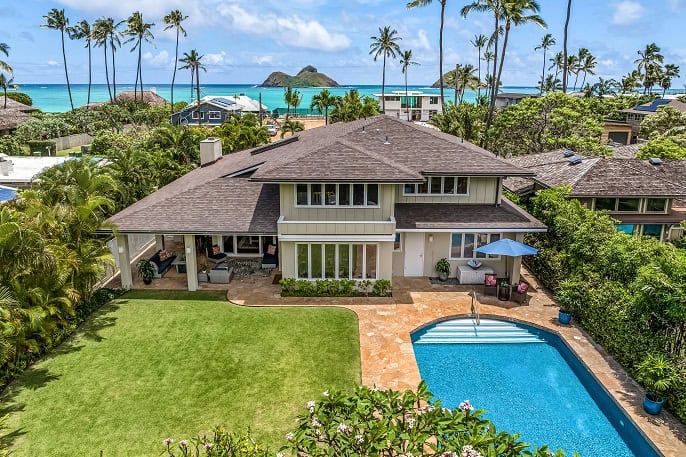1319 Mokulua Drive: Luxury Living Across from Lanikai Beach