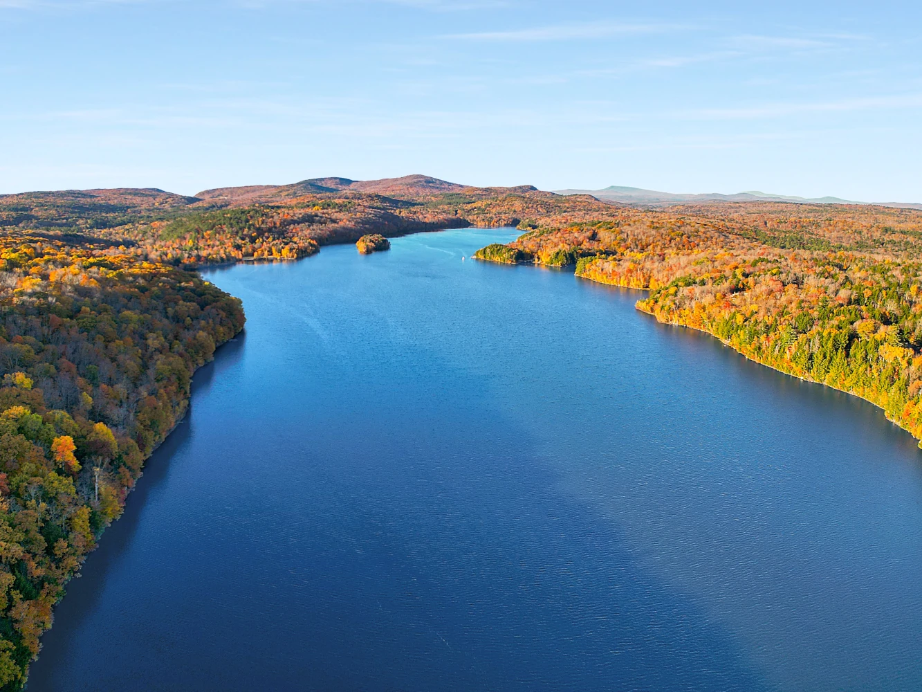 beautiful view of the water