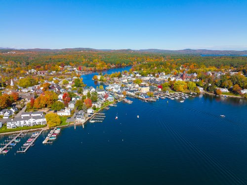 Aerial View of Wolfeboro NH