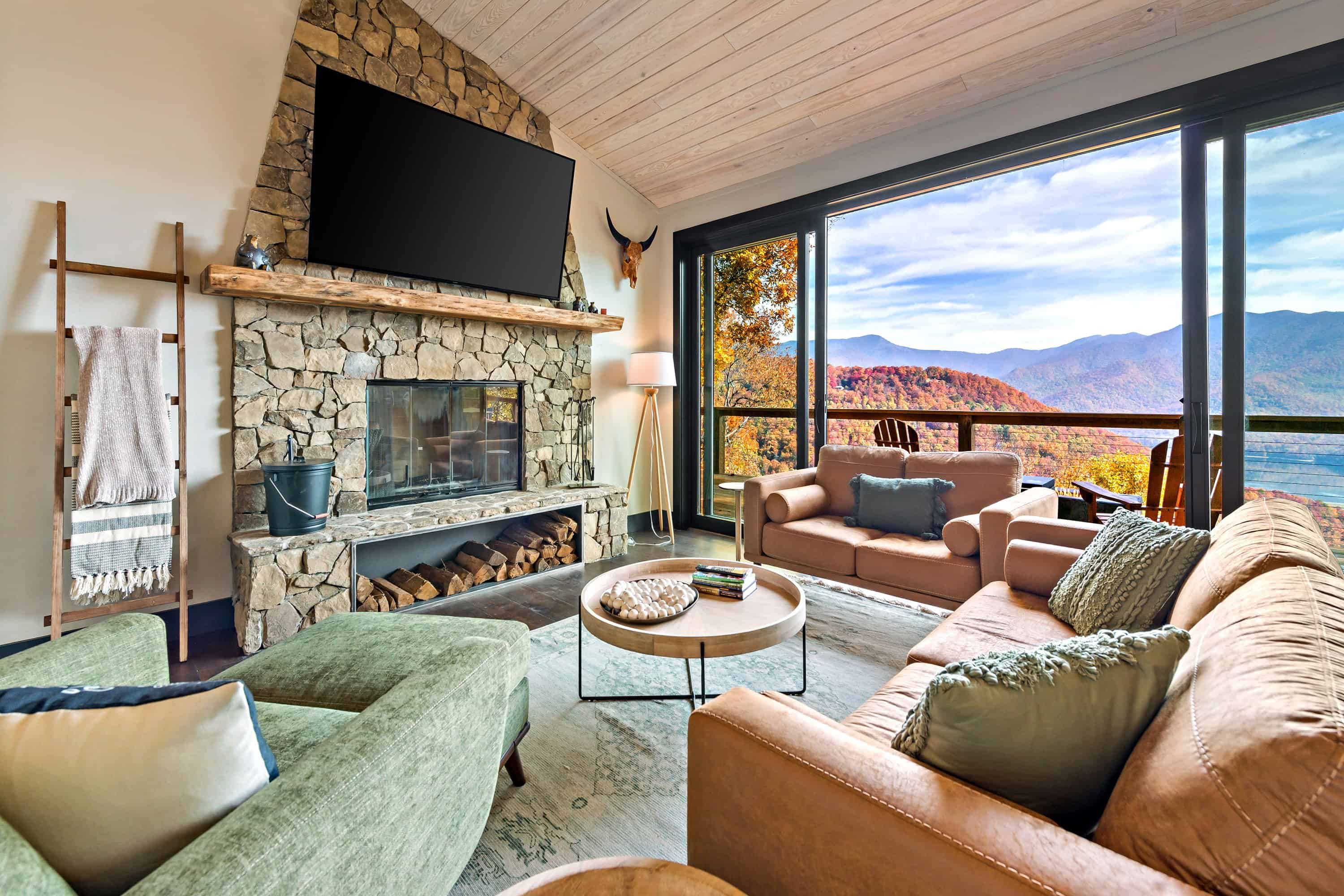 Interior of home in Asheville, NC