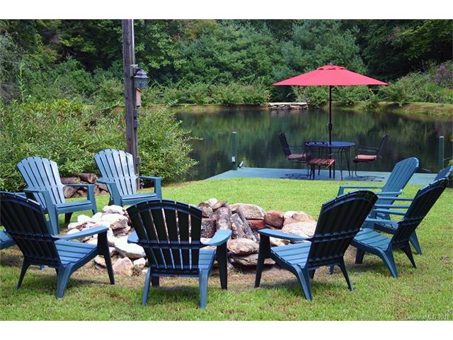 Firepit on the water at 110 Wild Cherry Lane