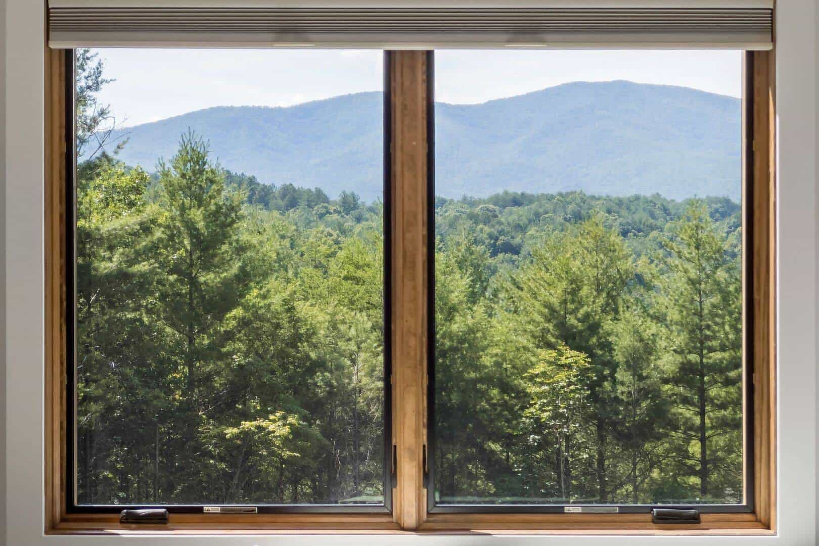 Mountain views from a home in Western North Carolina