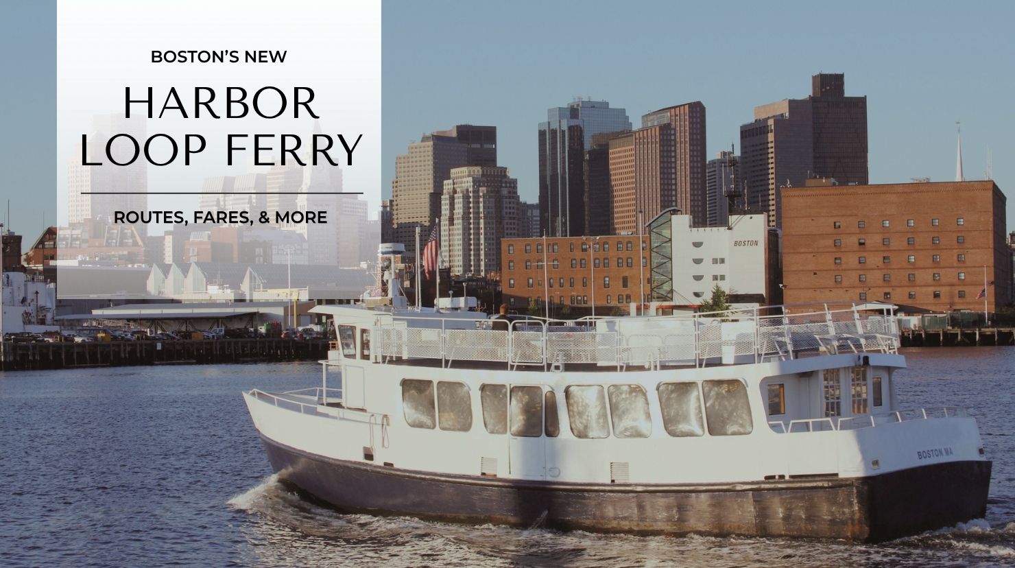 Boston Harbor Ferry Loop - MBTA Ferry
