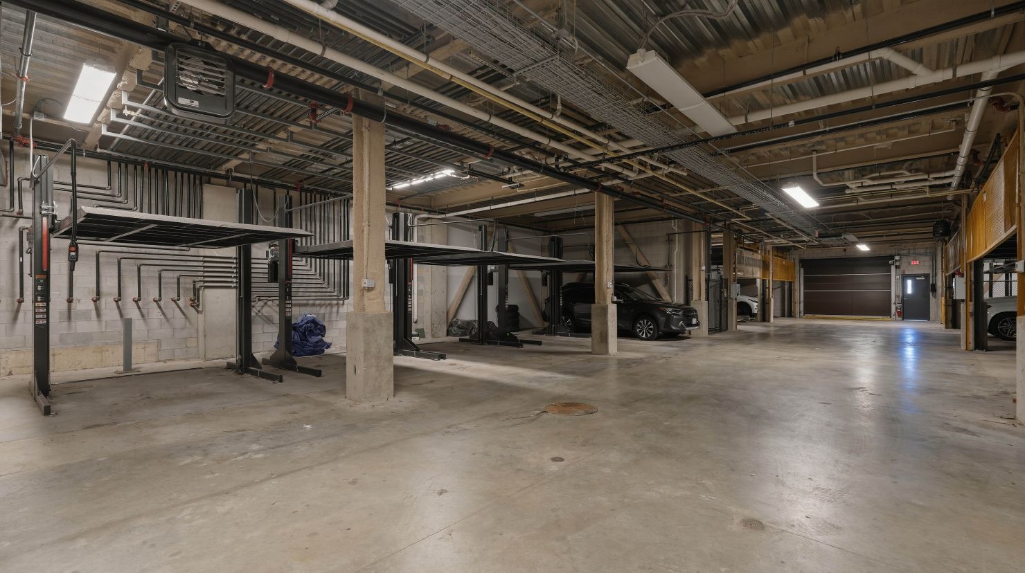 Garage Parking at 656 Saratoga - East Boston Luxury Condos for Sale with Parking
