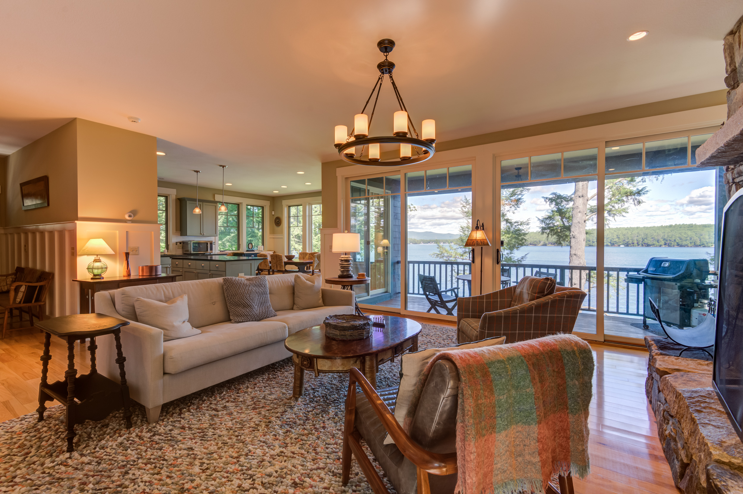 Exterior Photo of 543 Forest Road Wolfeboro NH Living Room