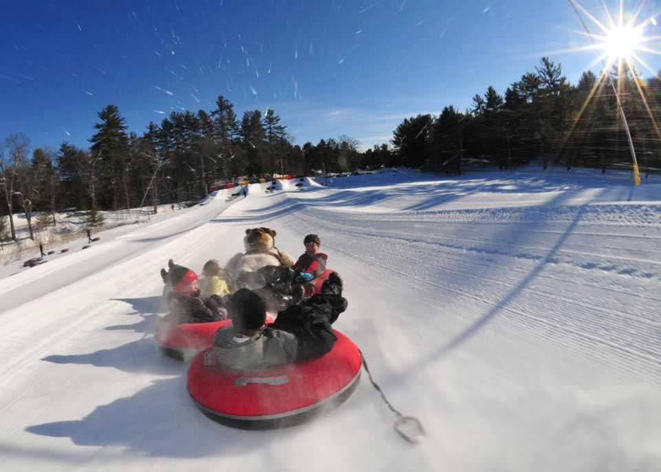 snow tubing