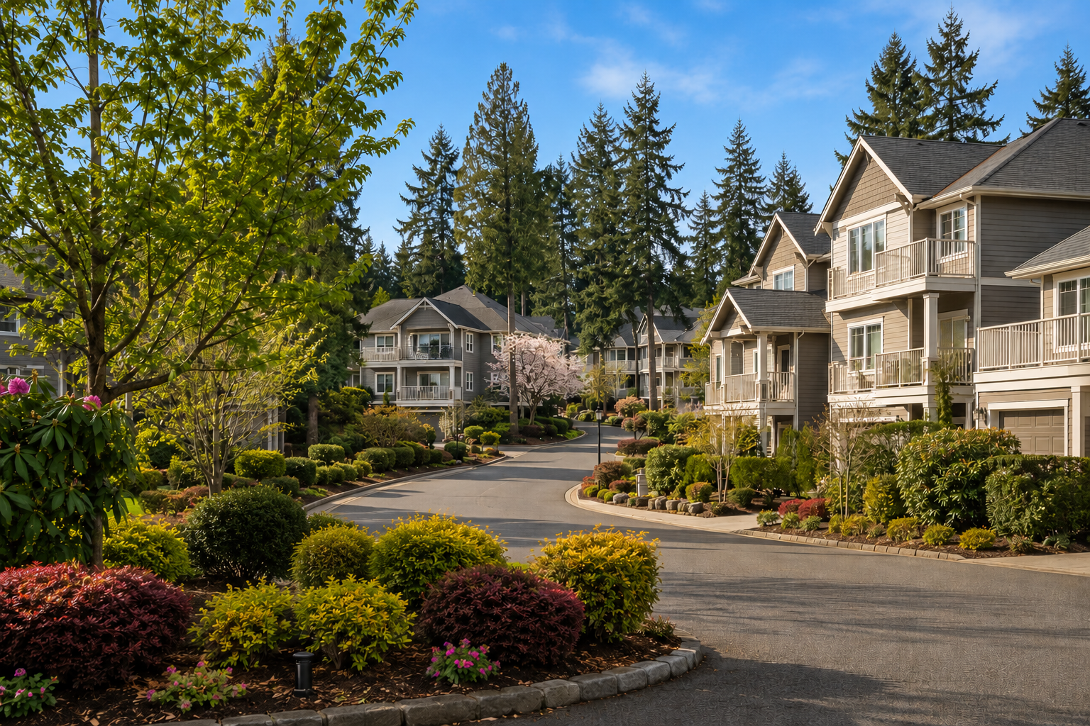 Beautifully maintained HOA and condominium community in Washington