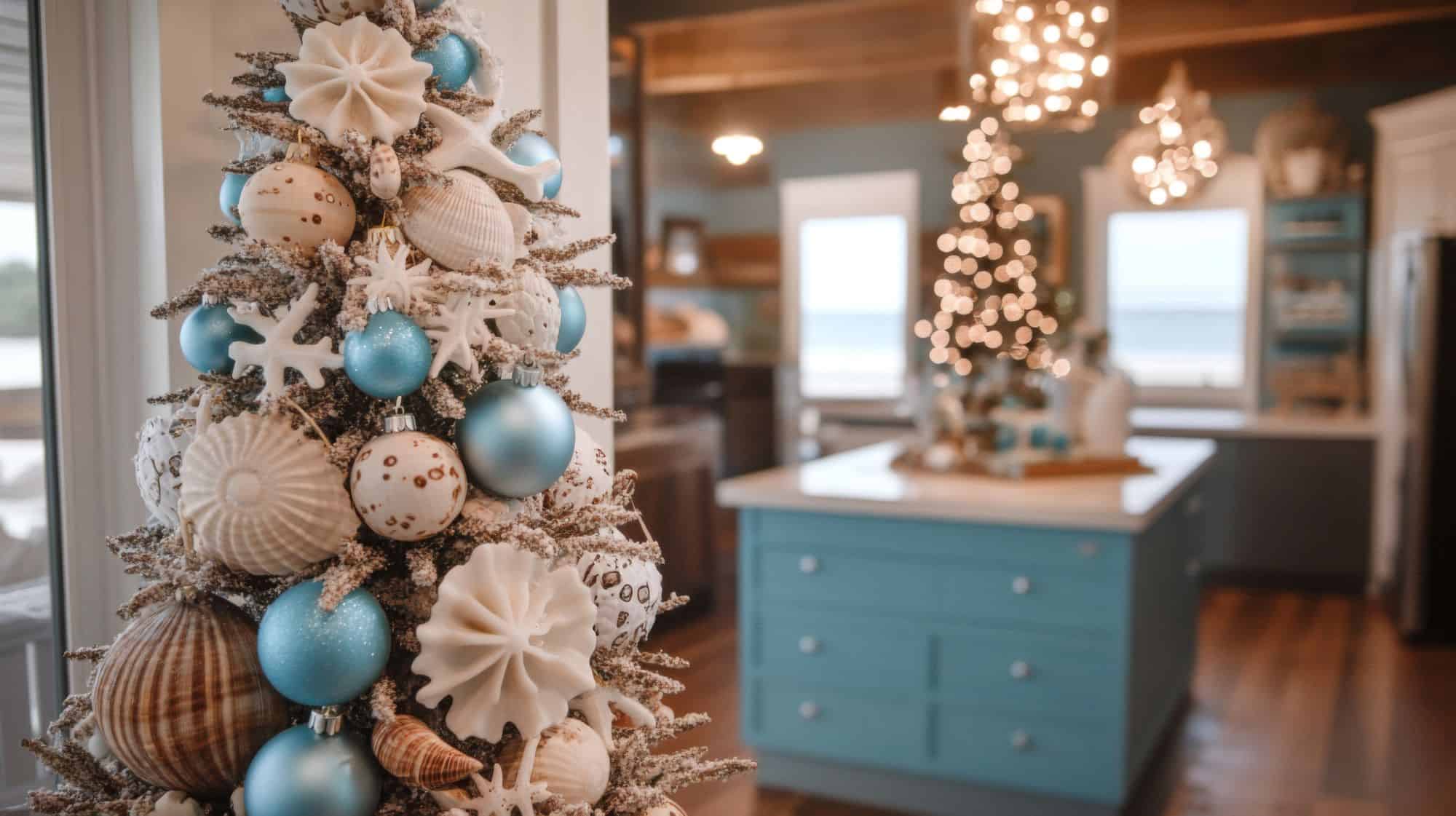Christmas tree, island chic