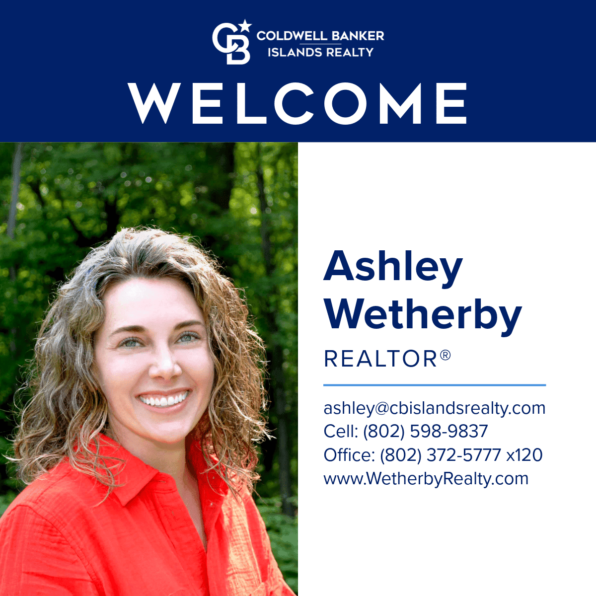 Coldwell Banker Islands Realty Welcomes New Agent Welcome Ashley Wetherby