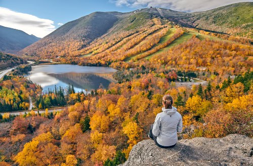View of the White Mountains