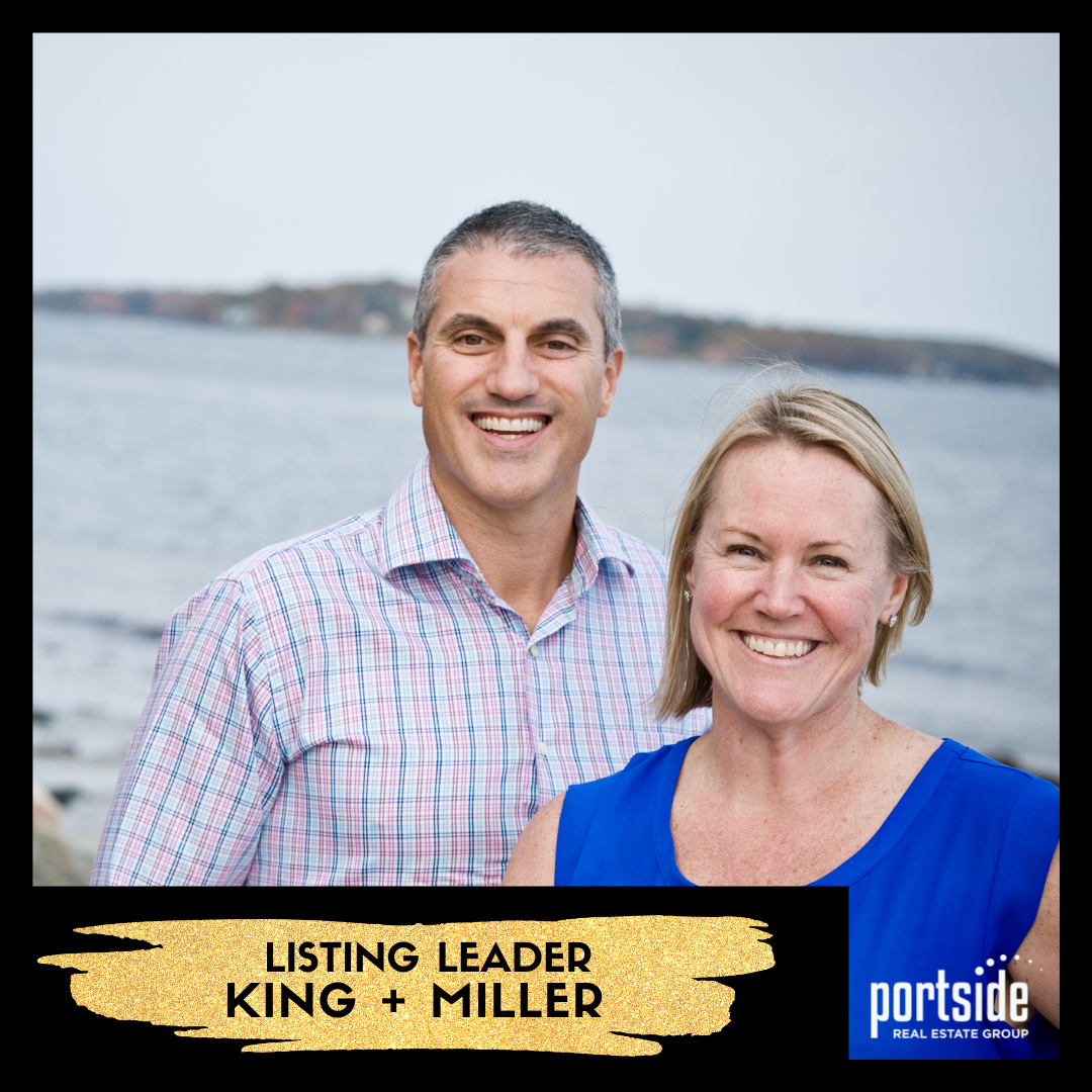 Portside Real Estate Group 2021 Award winner King + Miller Real Estate Listing Leader