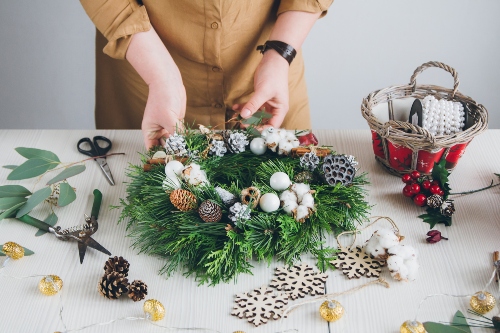 DIY Holiday Wreath