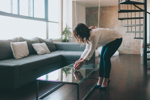 Woman Staging a Home