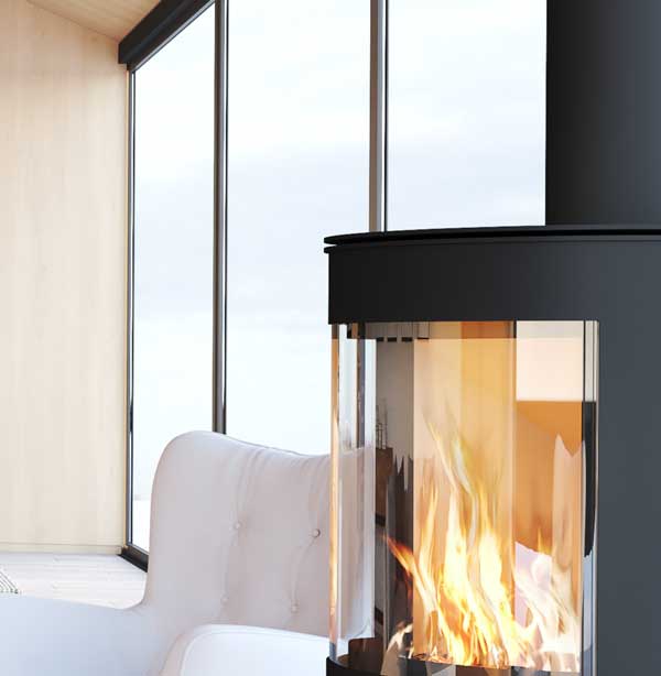 living room fire place