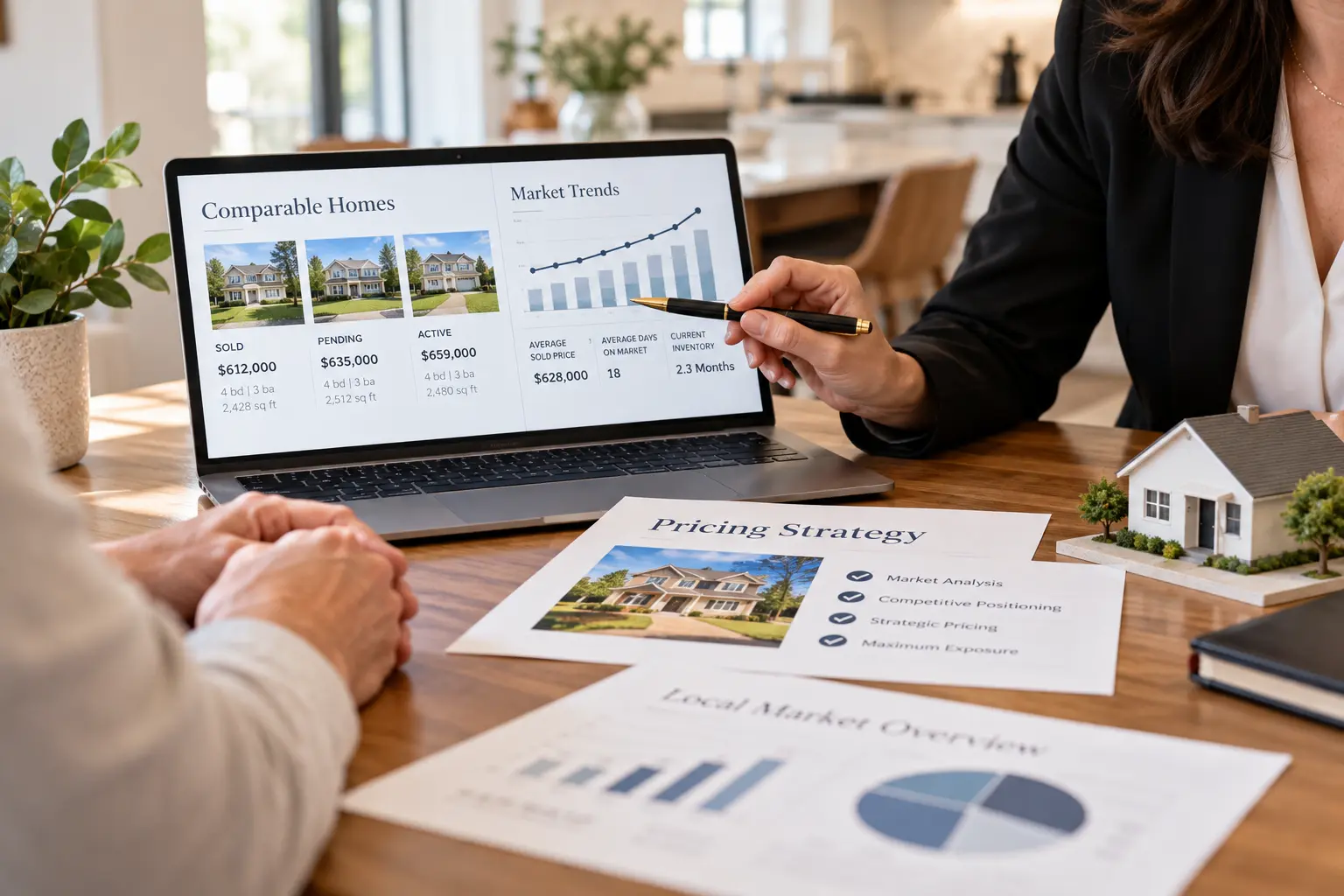 Home preparation and marketing plan for a BurkeLord home seller